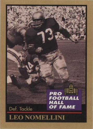 1991 Enor Pro Football Hall of Fame Leo Nomellini #109