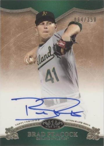 2012 Topps Tier One - Brad Peacock #OR-BPE