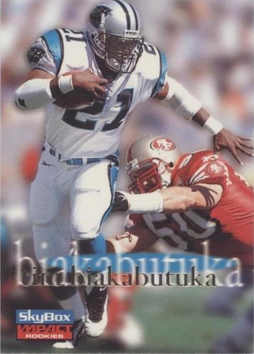 1996 Skybox Impact Rookies Tim Biakabutuka #9