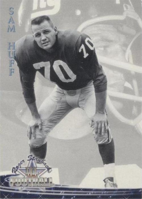 1994 Ted Williams Card Company Roger Staubach's NFL Football Sam Huff #39