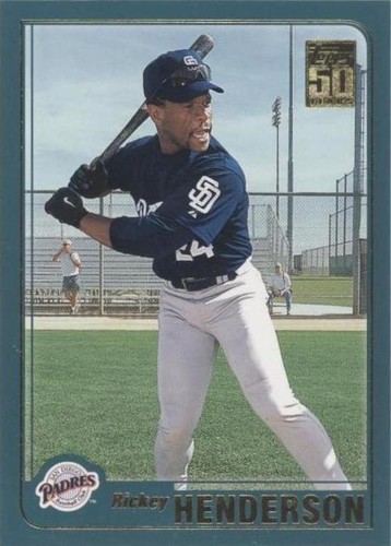 2001 Topps Traded & Rookies - Rickey Henderson #T77