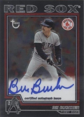 2004 Topps Retired Signature Edition - Bill Buckner #TA-BB