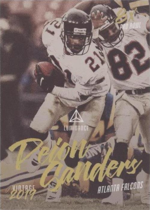 Panini Luminance Deion Sanders 2019 #VP-9