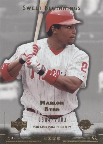 2003 Upper Deck Sweet Spot - Marlon Byrd #178