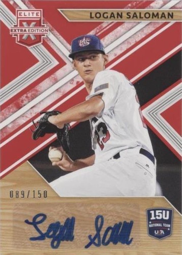 2019 Panini Elite Extra Edition - Logan Saloman #15U-LS