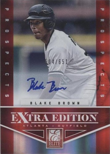 2012 Elite Extra Edition - Blake Brown #166