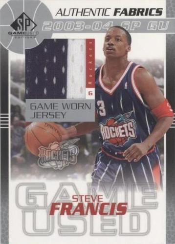 2003-04 SP Game Used - Steve Francis #SF-J