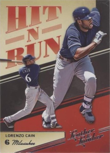 2019 Panini Leather & Lumber - Lorenzo Cain #HNR-9