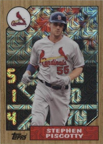 2017 Topps Silver Pack 1987 Design Chrome - Stephen Piscotty #87-SP