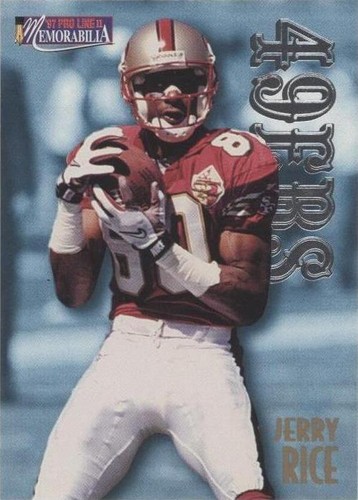 1997 Pro Line II Memorabilia Jerry Rice #MEM45