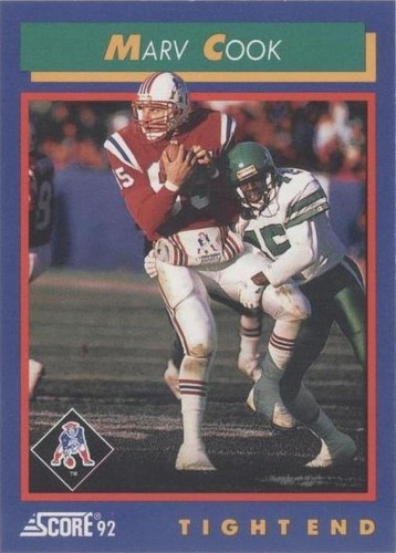 1992 Score Marv Cook #75