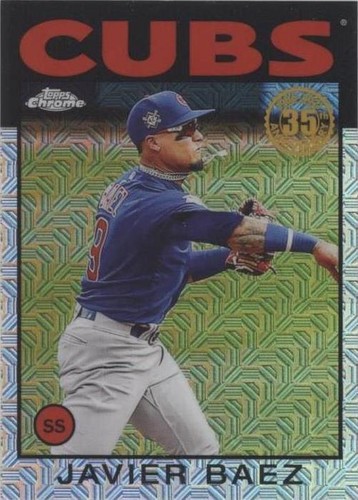 2021 Topps - Javier Báez #86BC-36