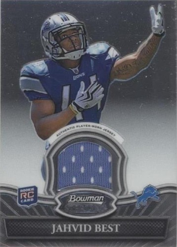 2010 Bowman Sterling Jahvid Best #BSR-JB