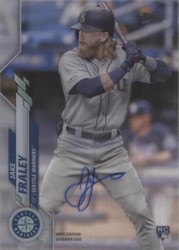 2020 Topps Clearly Authentic Autographs - Jake Fraley #CCA-JFR