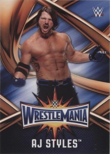 2017 Topps WWE Road to Wrestlemania - AJ Styles #WMR-19
