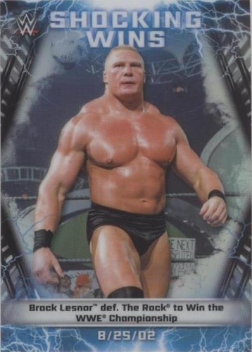 2020 Topps Chrome WWE - Brock Lesnar #SW-8