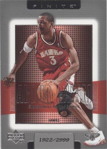 2003-04 Upper Deck Finite - Shareef Abdur-Rahim #1