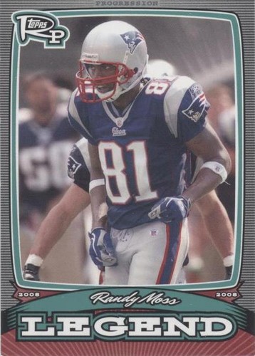 2008 Topps Rookie Progression Randy Moss #PL-RM