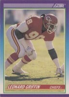 1990 Score Leonard Griffin #524