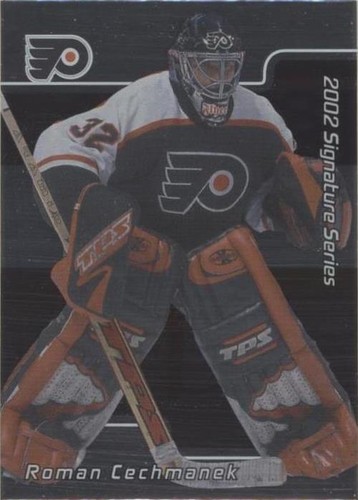2001-02 In the Game Be A Player Signature Series - Roman Cechmanek #165