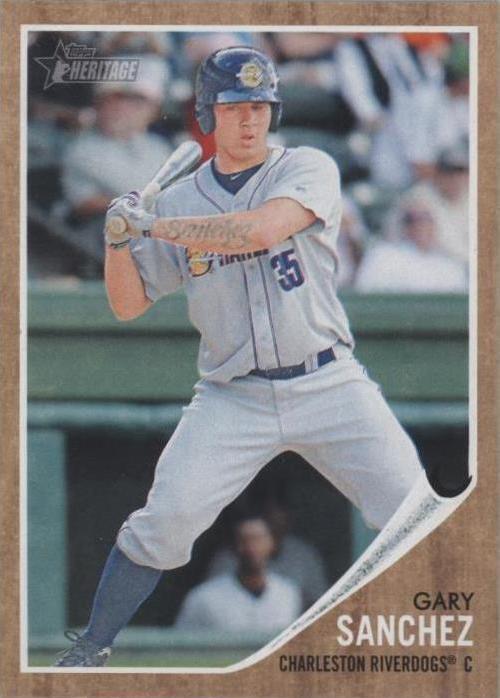 Topps Heritage 2011 edición de ligas menores - Gary Sanchez #39