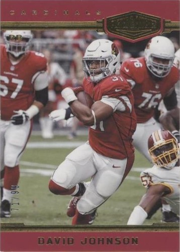 2018 Panini Plates & Patches David Johnson #2