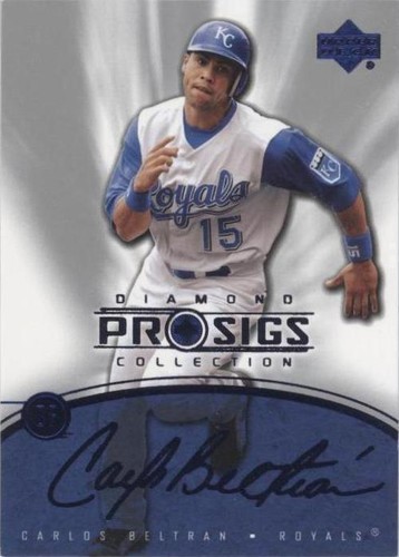 2004 Upper Deck Diamond Collection Pro Sigs - Carlos Beltran #23