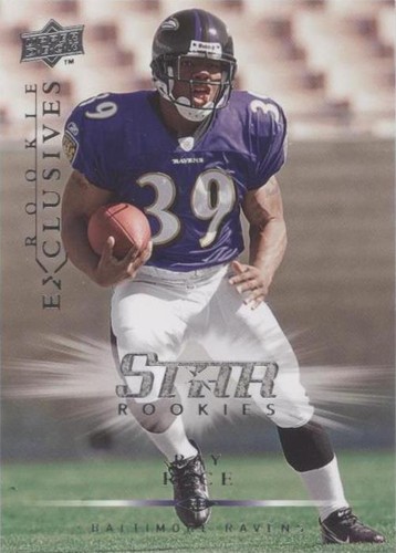 2008 Upper Deck Rookie Exclusives Ray Rice #RE42