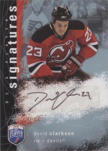 2007-08 Upper Deck Be a Player - David Clarkson #S-CL