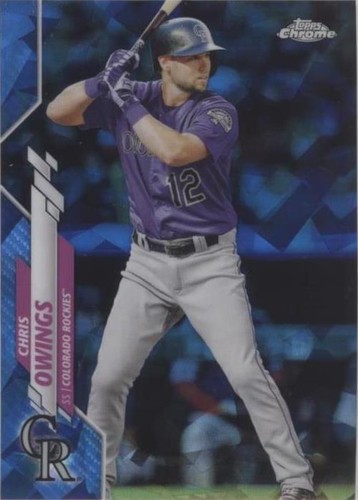 2020 Topps Chrome Update Series Sapphire Edition - Chris Owings #U-11