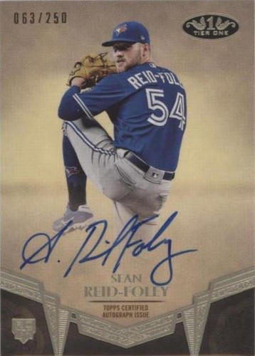 2019 Topps Tier One - Sean Reid-Foley #BA-SRF