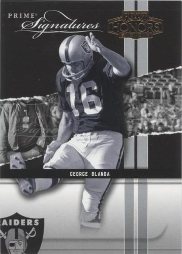 2004 Playoff Honors George Blanda #PS-6