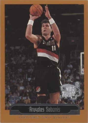 1999-00 Topps NBA Tipoff - Arvydas Sabonis #38