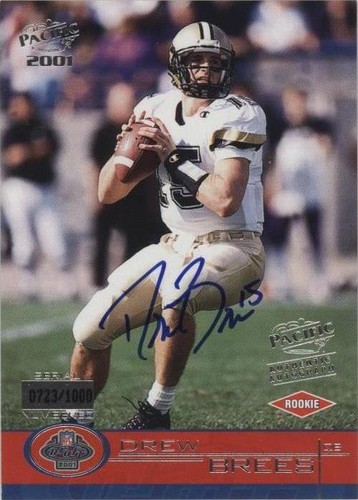 2001 Pacific Drew Brees #453
