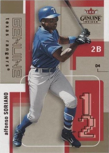 2004 Fleer Genuine Insider - Alfonso Soriano #56