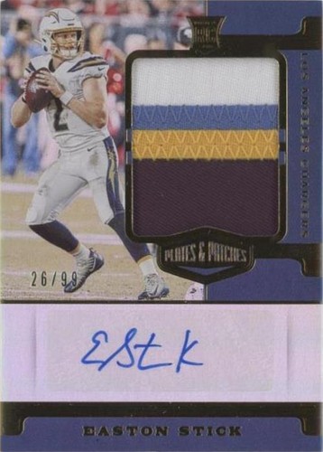 2019 Panini Plates & Patches Easton Stick #RPA-EST