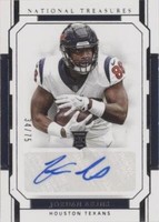 2018 Panini National Treasures Jordan Akins #133