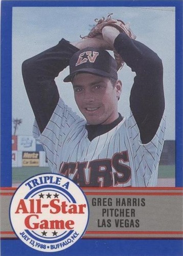 1988 ProCards Triple A All-Star Game - Greg Harris #AAA-23