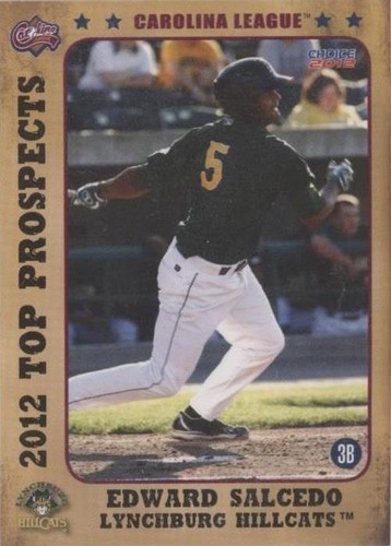 2012 Choice Carolina League Top Prospects - Edward Salcedo #10
