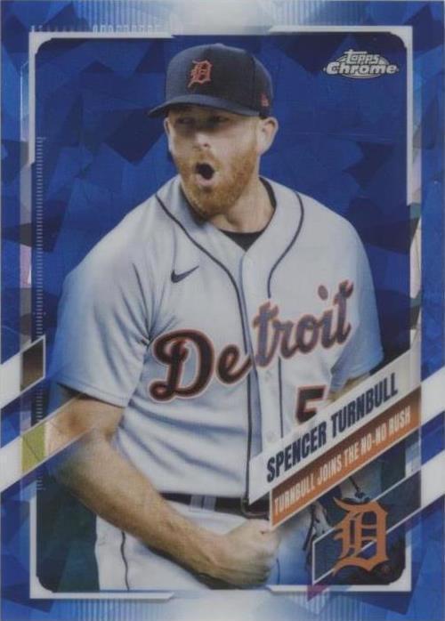 2021 Topps Chrome Update Series Sapphire Edition - Spencer Turnbull #US163