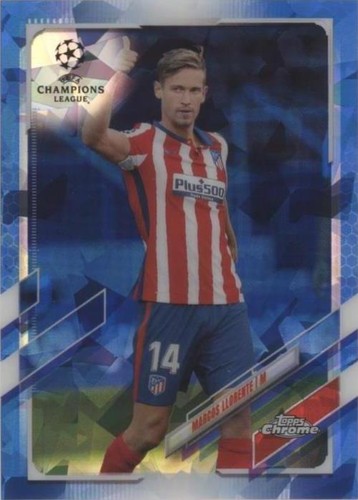 2020-21 Topps Chrome UCL Sapphire Edition Marcos Llorente #54