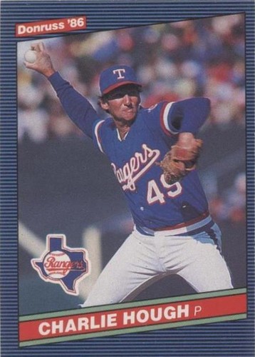 1986 Donruss - Charlie Hough #342
