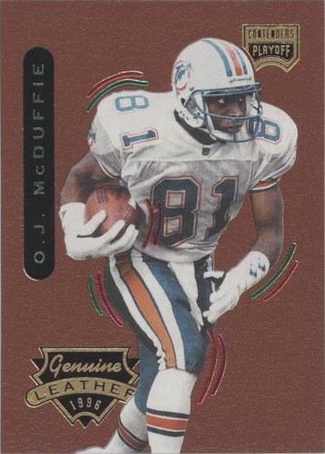 1996 Playoff Contenders Leather O.J. McDuffie #81