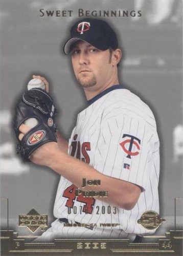 2003 Upper Deck Sweet Spot - Jon Pridie #135