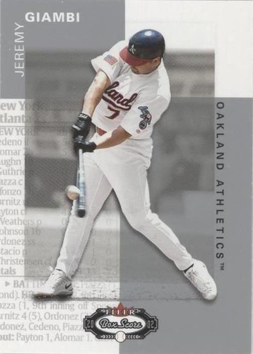 2002 Fleer Box Score - Jeremy Giambi #32