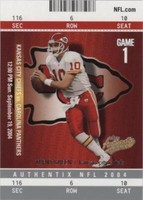 2004 Fleer Authentix Trent Green #68