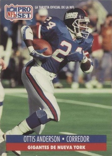 1991 Pro Set Spanish Ottis Anderson #163