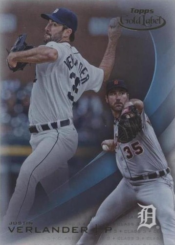 2016 Topps Gold Label - Justin Verlander #92