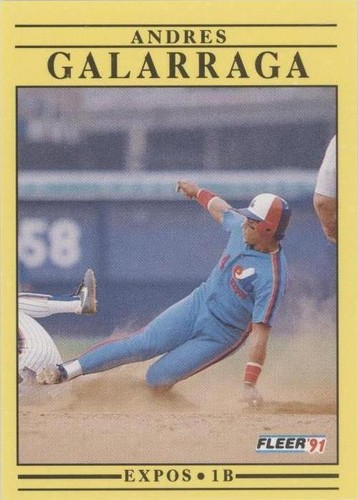 1991 Fleer - Andres Galarraga #232