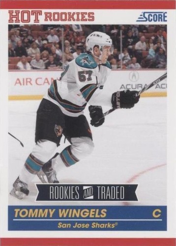 2010-11 Score Rookies & Traded - Tommy Wingels #656
